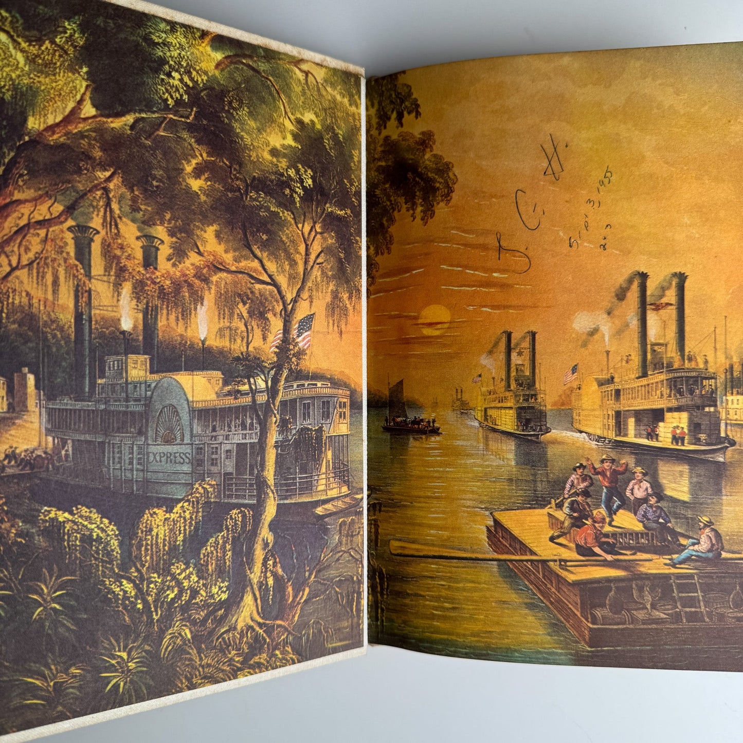 Mississippi Steamboat Days by James McCague, 1967 - Pretty Old Books