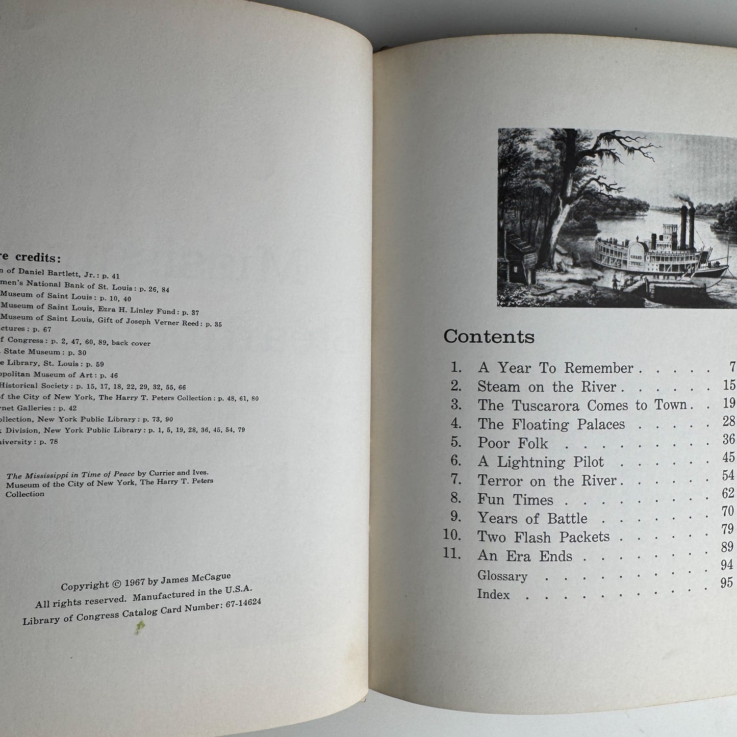 Mississippi Steamboat Days by James McCague, 1967 - Pretty Old Books