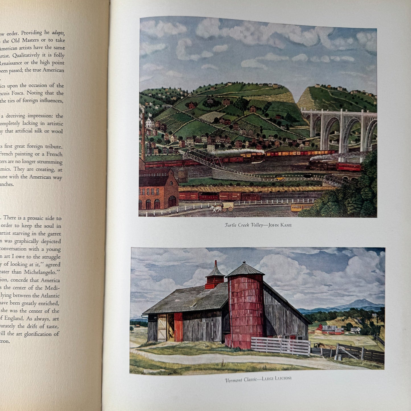 Modern American Paintings, 1939, Fine Art Oversized Hardcover - Pretty Old Books