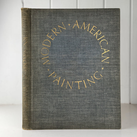 Modern American Paintings, 1939, Fine Art Oversized Hardcover - Pretty Old Books