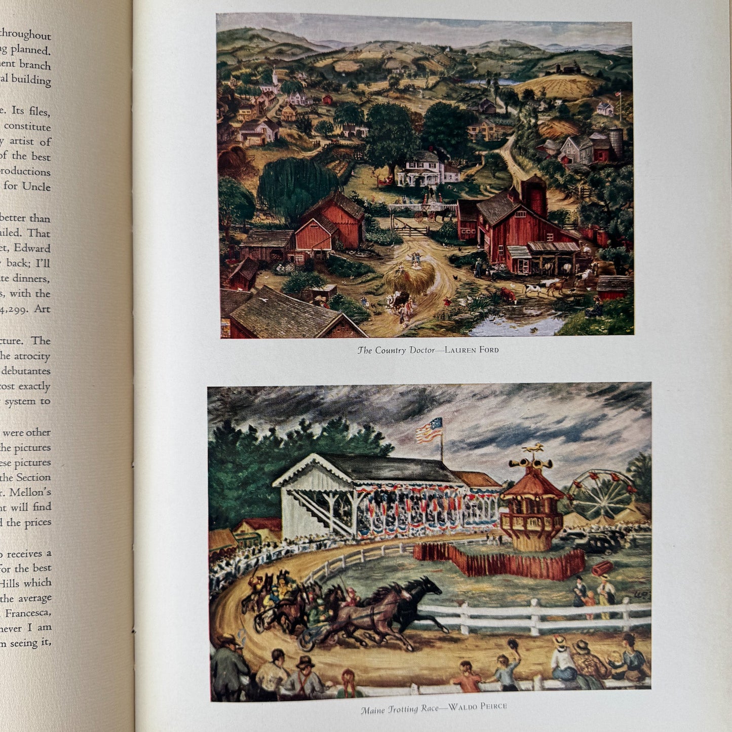 Modern American Paintings, 1939, Fine Art Oversized Hardcover - Pretty Old Books