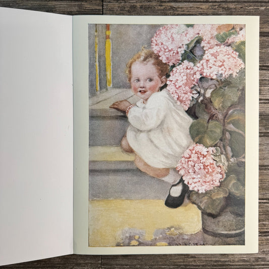 Moments of Childhood, Vintage Poster Book for the Nursery, Edelen Wille, 2002 - Pretty Old Books