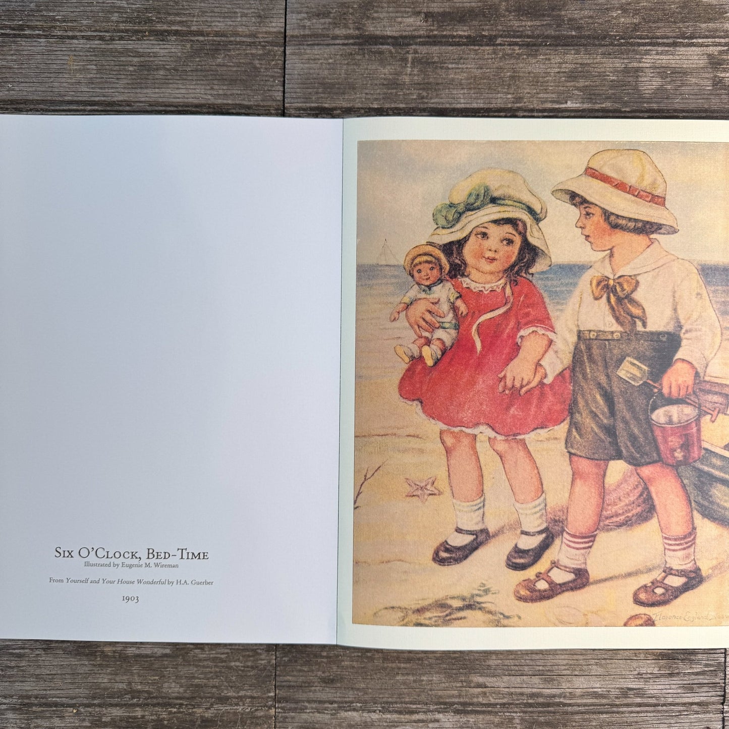 Moments of Childhood, Vintage Poster Book for the Nursery, Edelen Wille, 2002 - Pretty Old Books