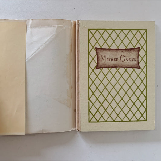 Mother Goose, Kate Greenaway, Hardcover Children's Book - Pretty Old Books