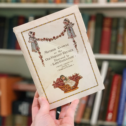Mother Goose, Kate Greenaway, Hardcover Children's Book - Pretty Old Books