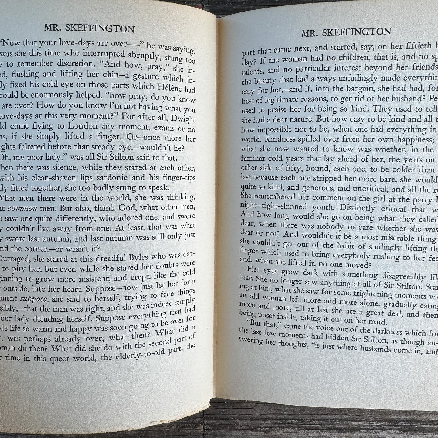 Mr. Skeffington, Elizabeth von Arnim, 1940 - Pretty Old Books