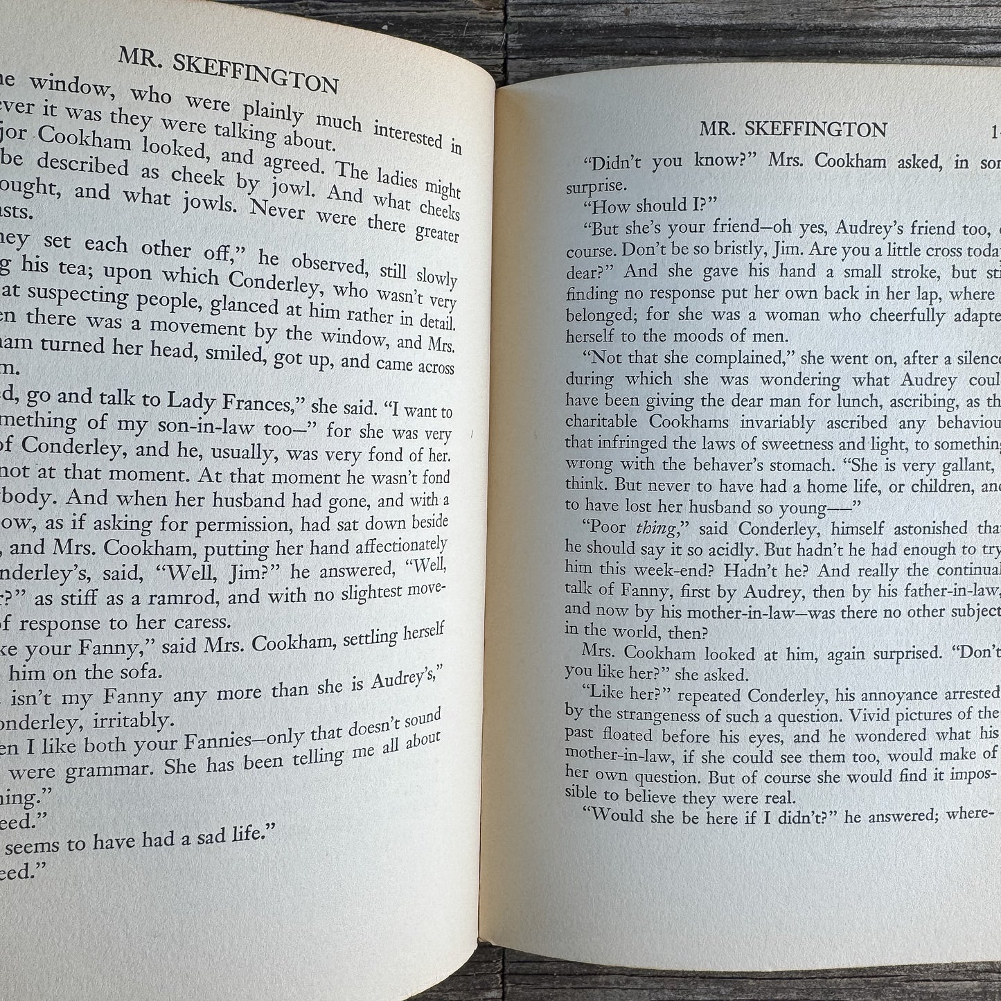 Mr. Skeffington, Elizabeth von Arnim, 1940 - Pretty Old Books