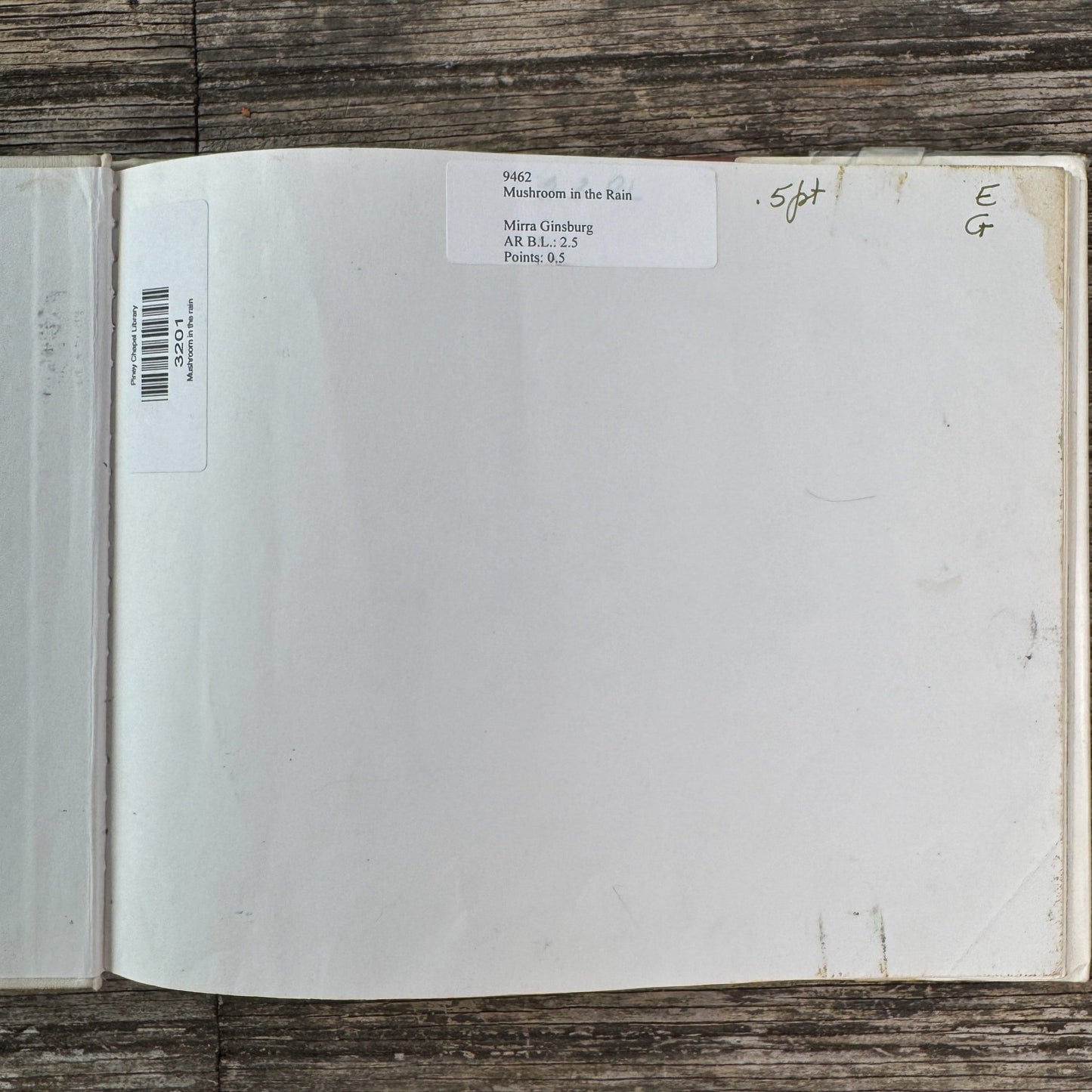 Mushroom in the Rain, Mirra Ginsburg, 1974 - Pretty Old Books