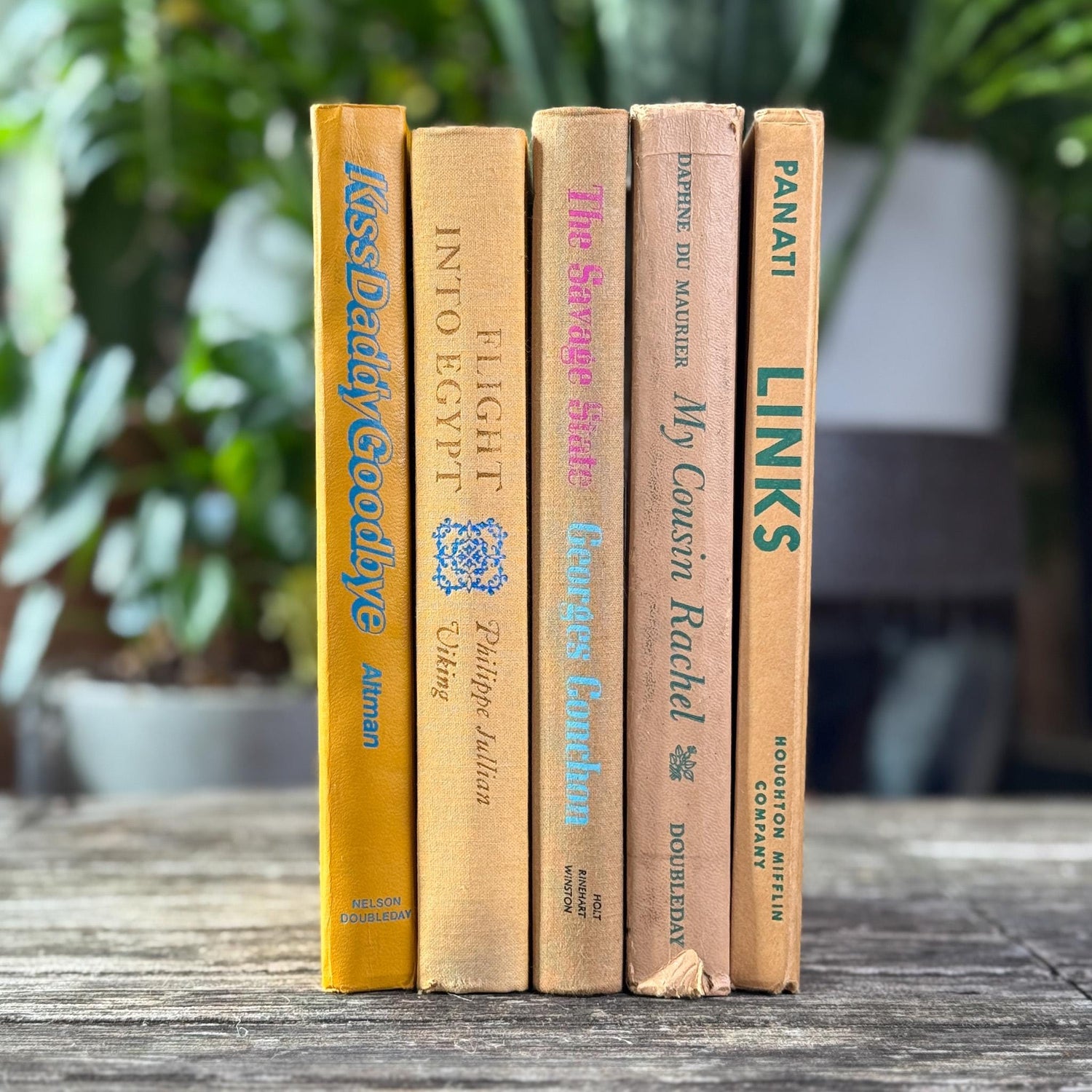 Yellow Vintage Book Bundles