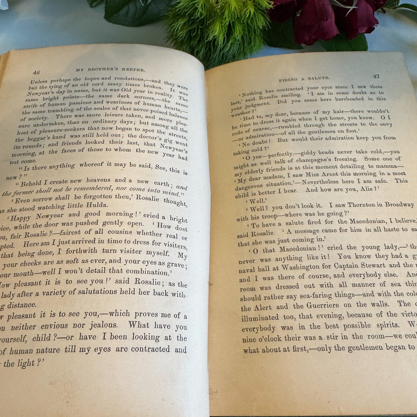 My Brother’s Keeper, A.B. Warner, J.B. Lippincott, 1872 - Pretty Old Books