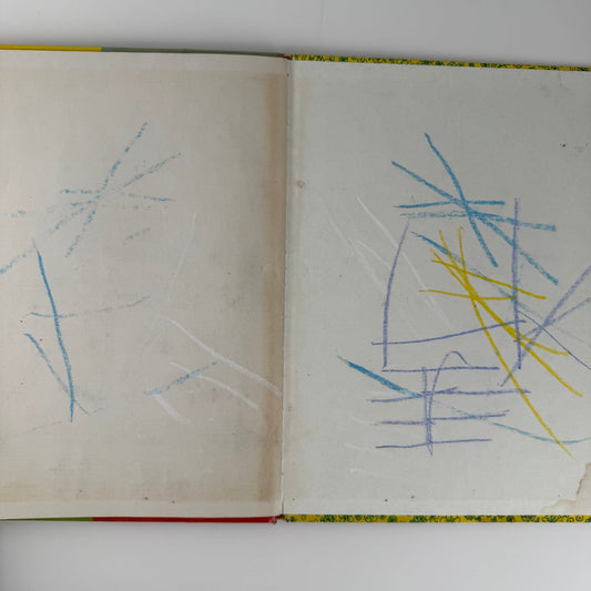 My First Golden Dictionary, Illustrated Oversized 1978 Hardcover Children's Boook - Pretty Old Books