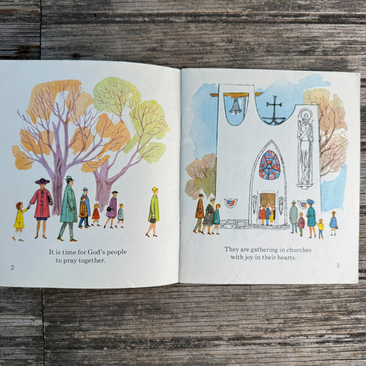 My First Mass Book, Esther Wilkin, 1970 - Pretty Old Books