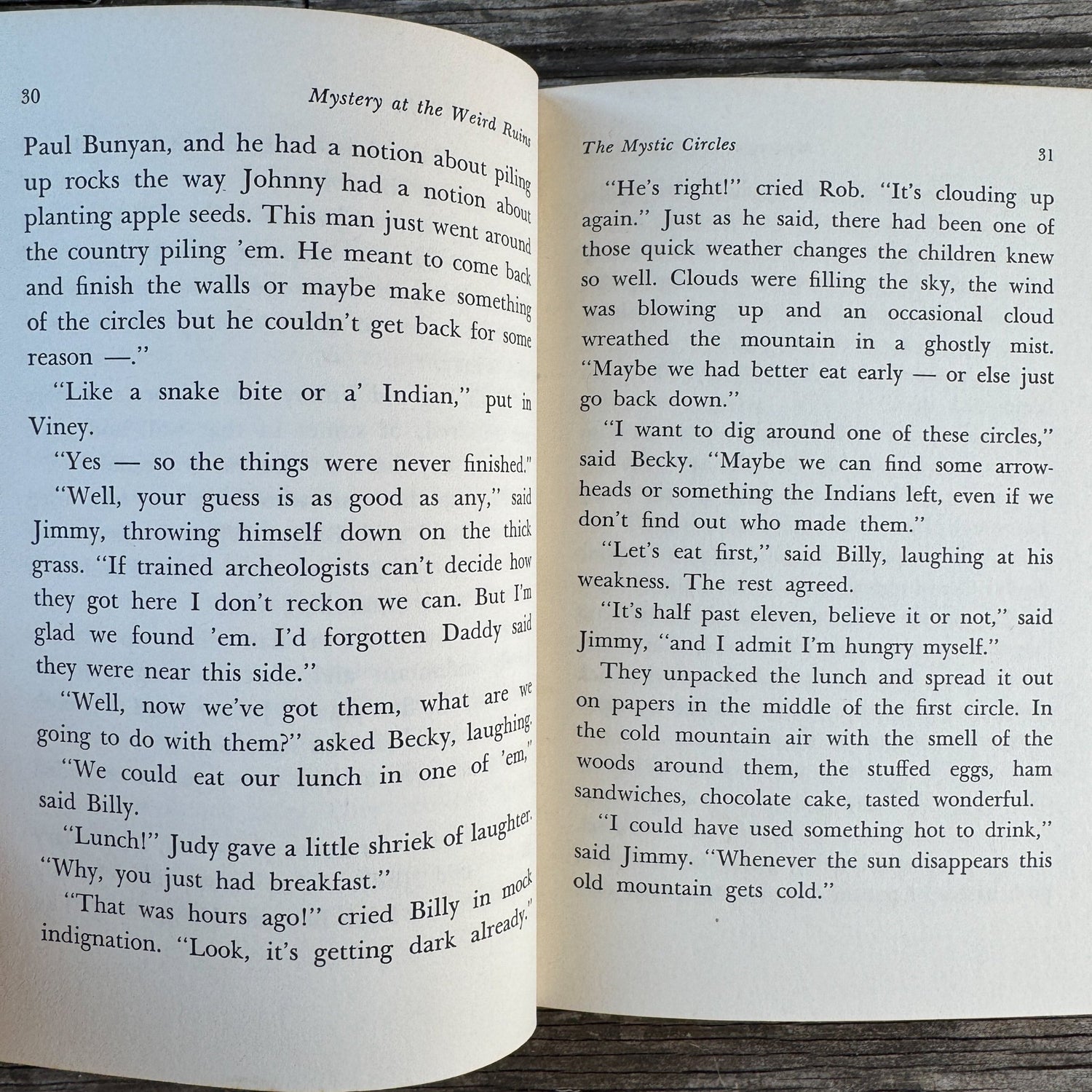 Mystery at the Weird Ruins, Govan and West, 1964 Juvenile Mystery - Pretty Old Books