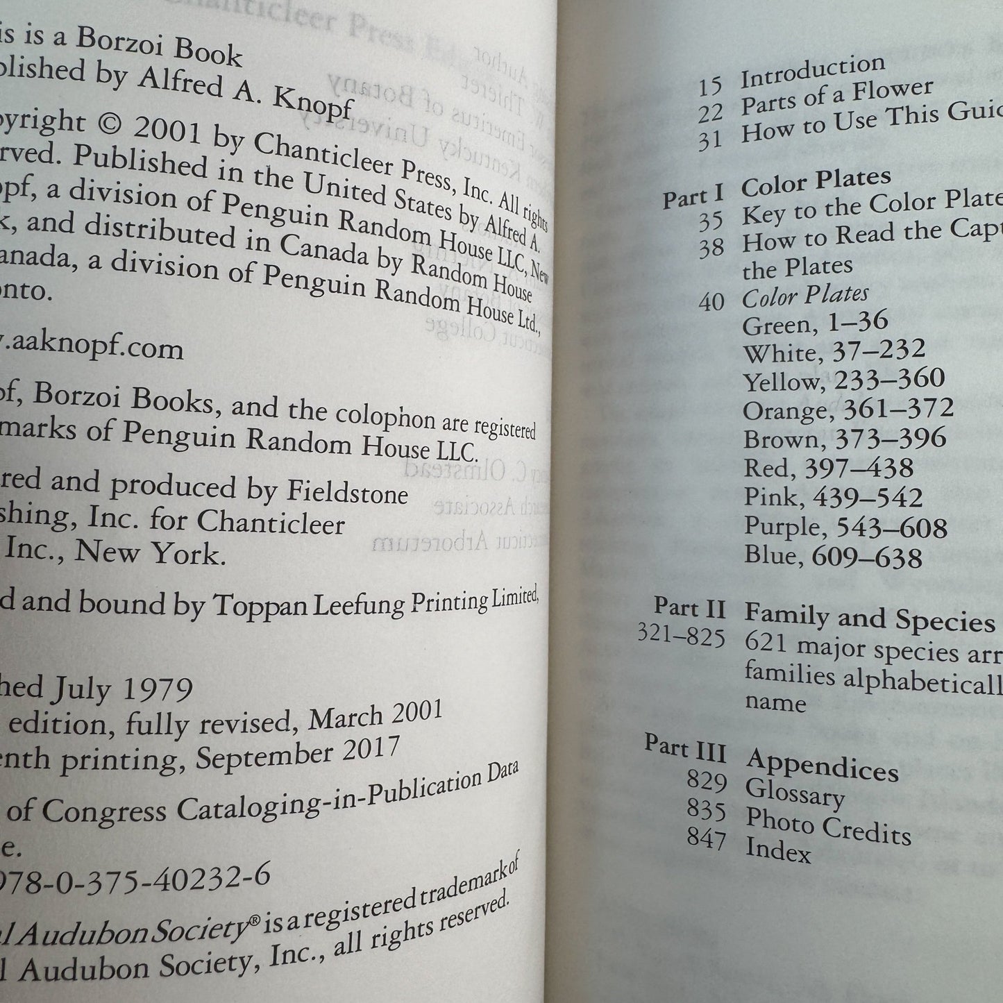 National Audubon Society Field Guide to North American Wildflowers, 2001 - Pretty Old Books
