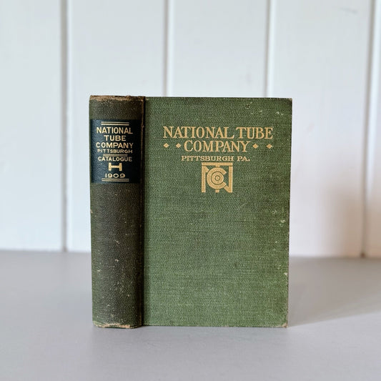 National Tube Company Catalogue H, Antique 1909 Illustrated Parts Catalog - Pretty Old Books