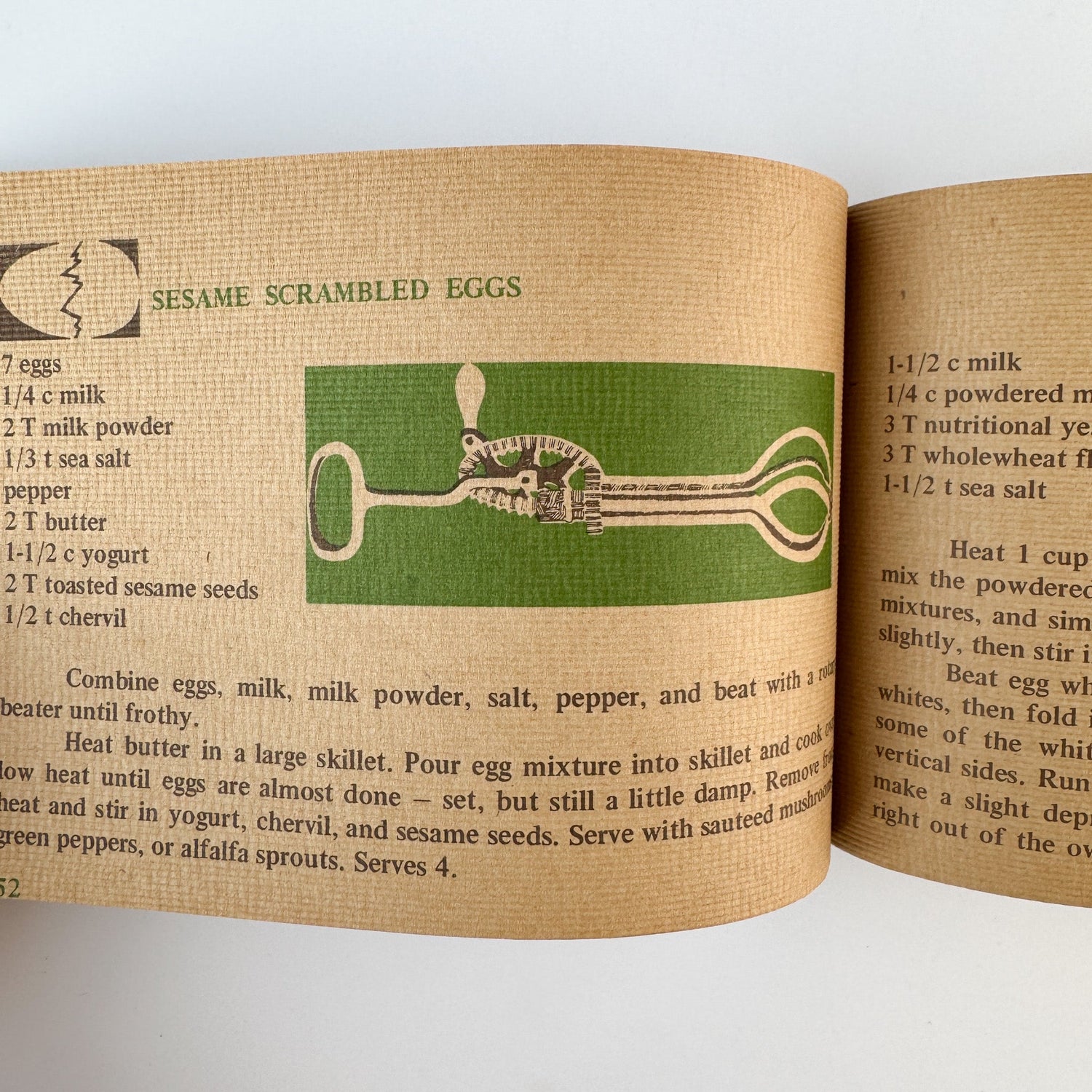 Natural Foods Cookbook, Maxine Atwater, Nitty Gritty Productions, 1972 - Pretty Old Books