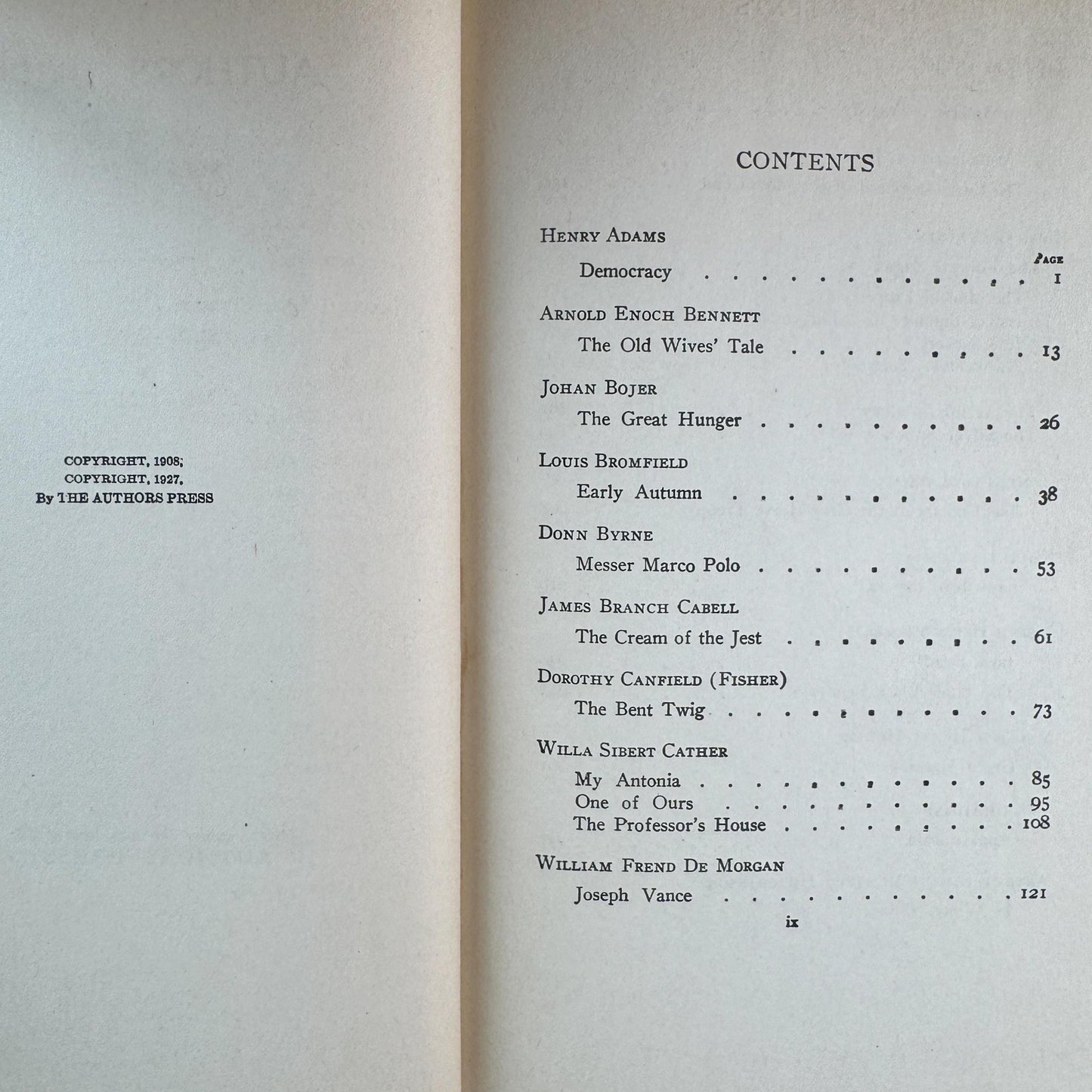 Navy Blue Embossed Antique Authors Digest Book Bundle - Pretty Old Books