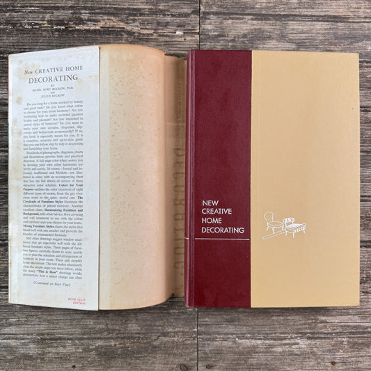New Creative Home Decorating, Hazel Kory Rockow / Julius Rockow, 1954 - Pretty Old Books