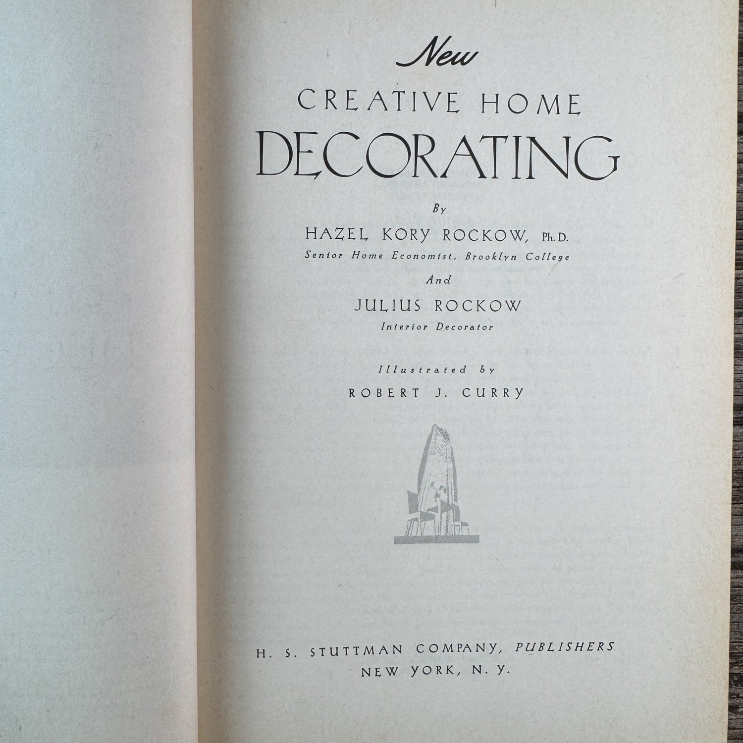 New Creative Home Decorating, Hazel Kory Rockow / Julius Rockow, 1954 - Pretty Old Books