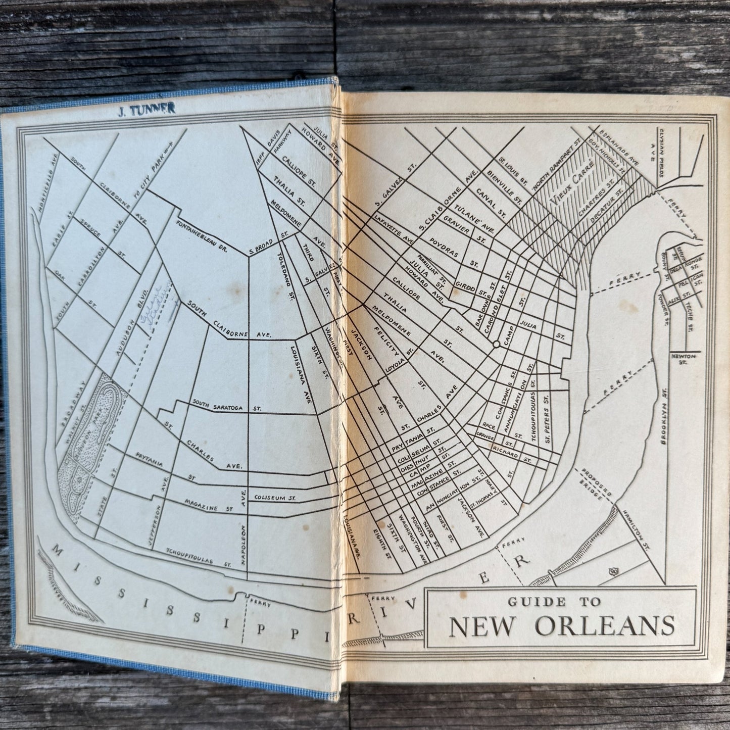 New Orleans City Guide, American Guide Series, WPA, 1938 - Pretty Old Books