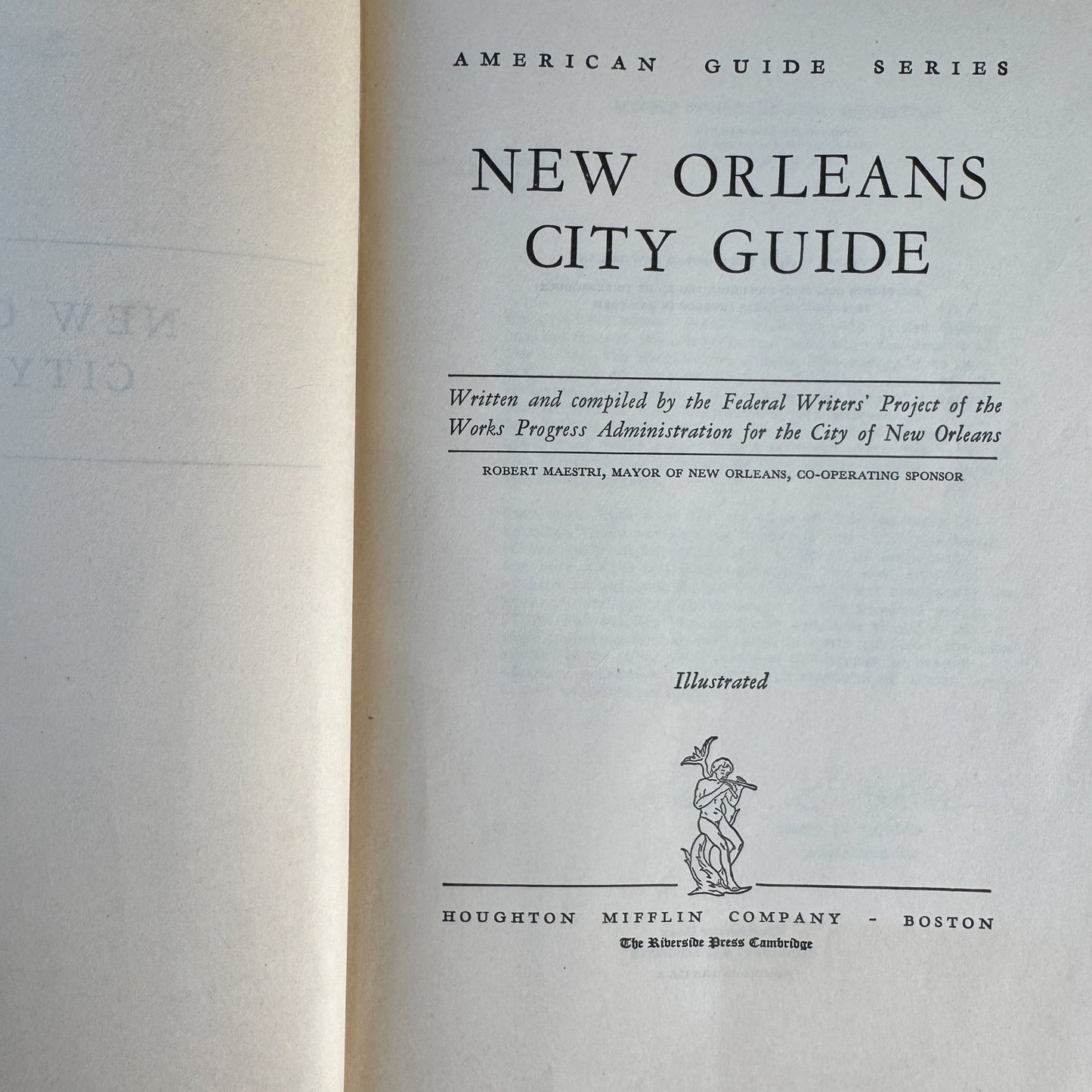 New Orleans City Guide, American Guide Series, WPA, 1938 - Pretty Old Books