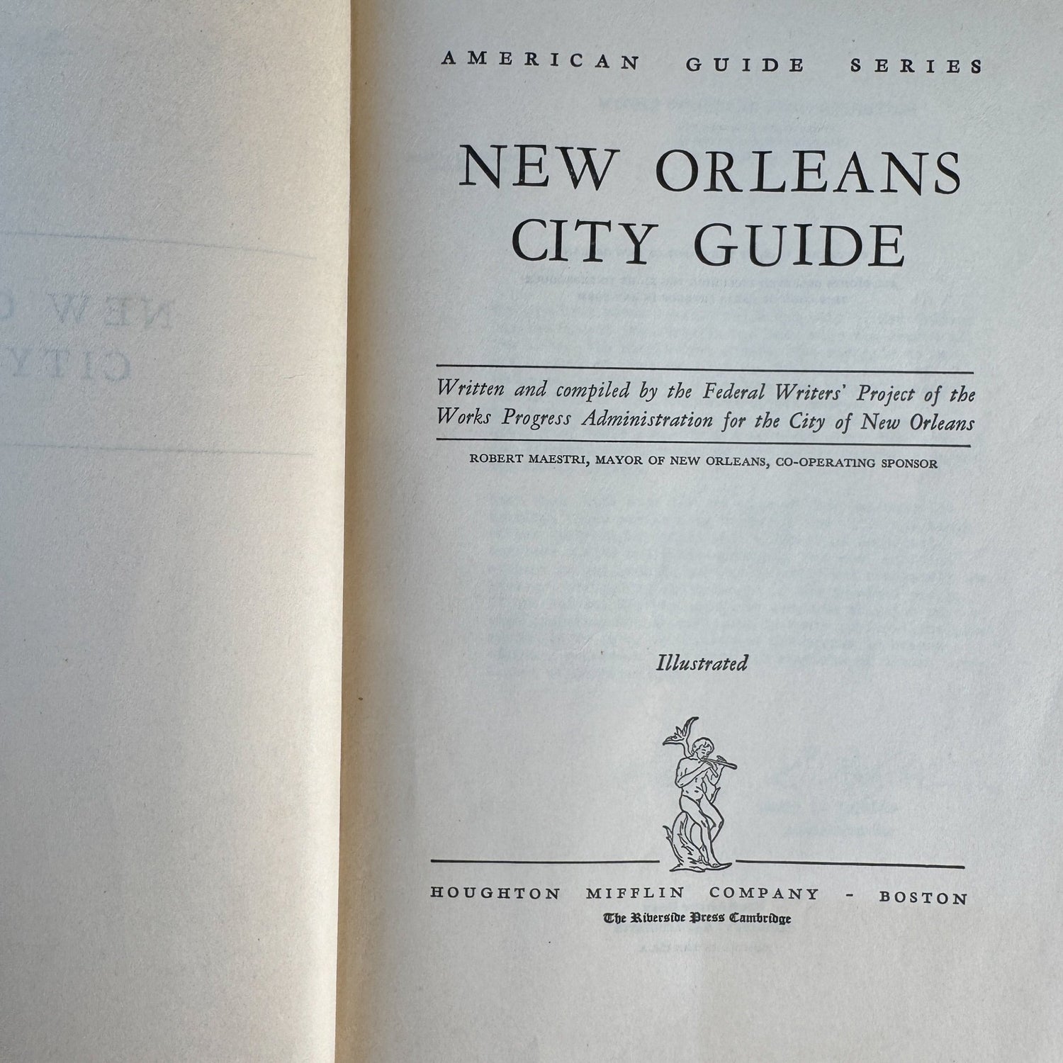 New Orleans City Guide, American Guide Series, WPA, 1938 - Pretty Old Books
