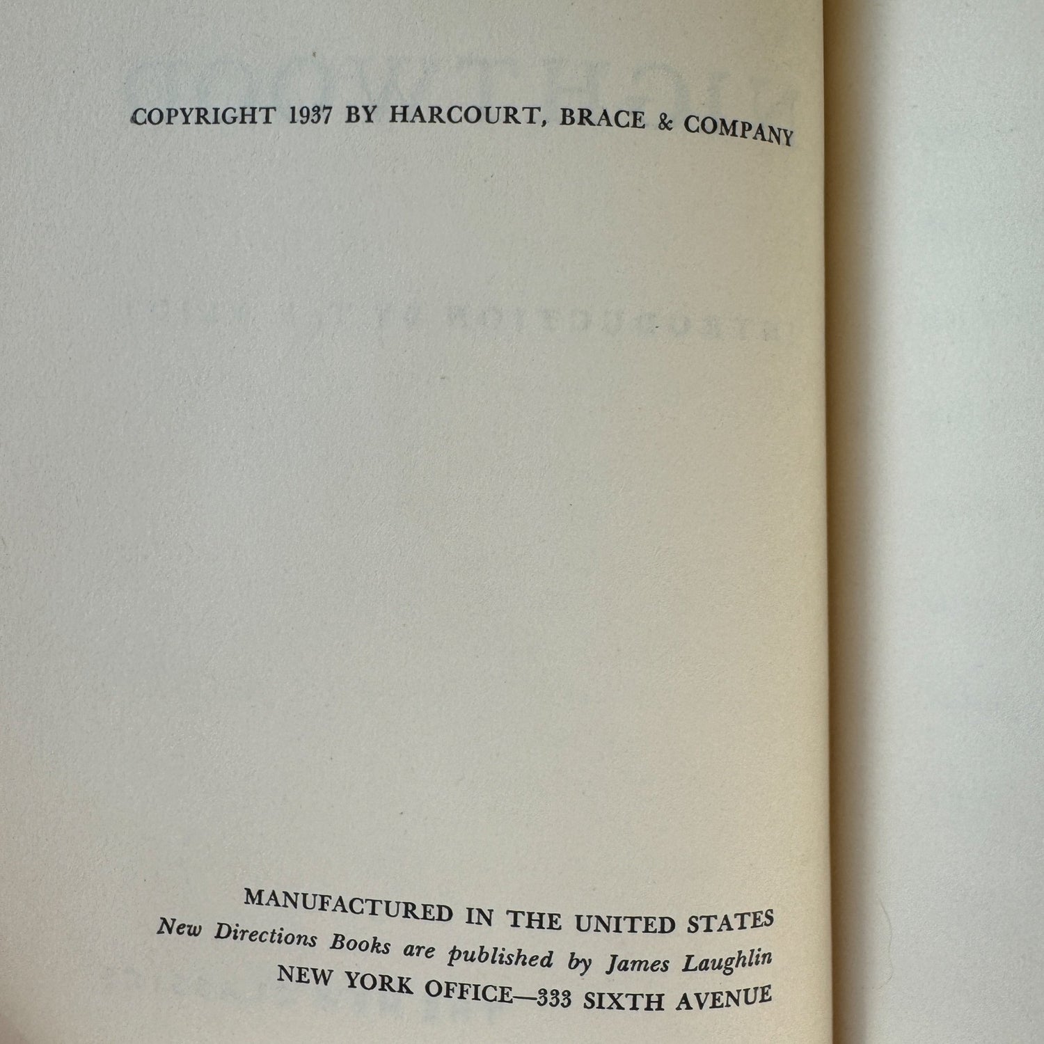 Nightwood, Djuna Barnes, 1937 Hardcover with TS Eliot Intro - Pretty Old Books