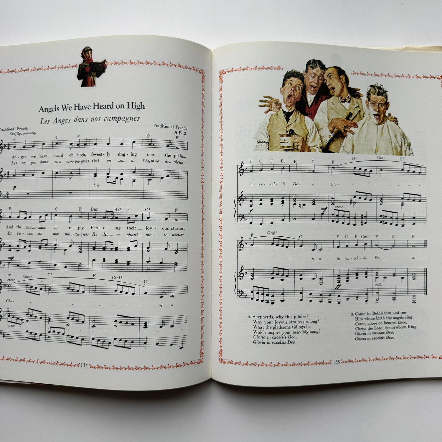 Norman Rockwell's Christmas Book, 1977 Oversized Hardcover - Pretty Old Books