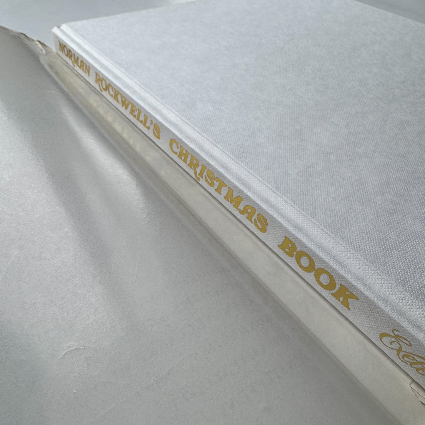 Norman Rockwell's Christmas Book, 1977 Oversized Hardcover - Pretty Old Books