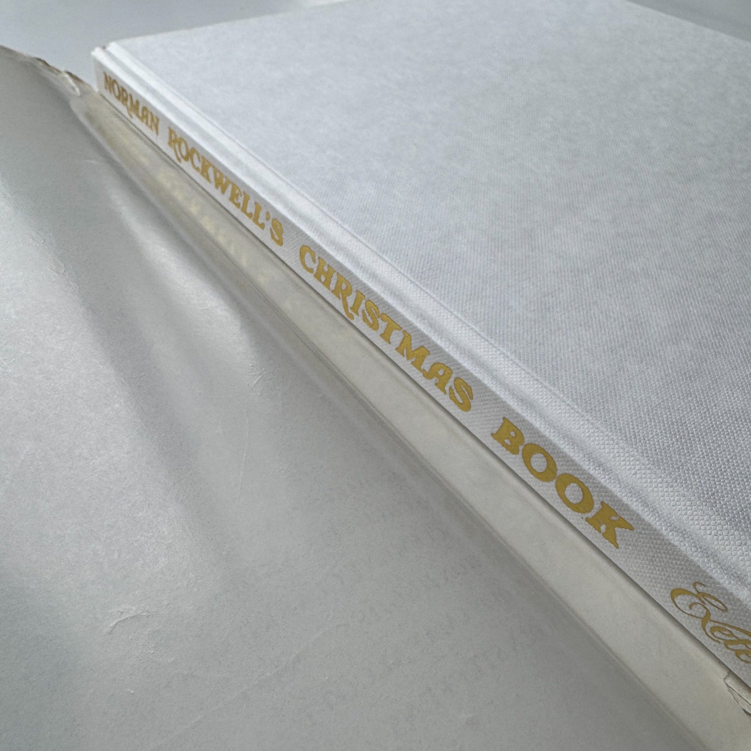 Norman Rockwell's Christmas Book, 1977 Oversized Hardcover - Pretty Old Books