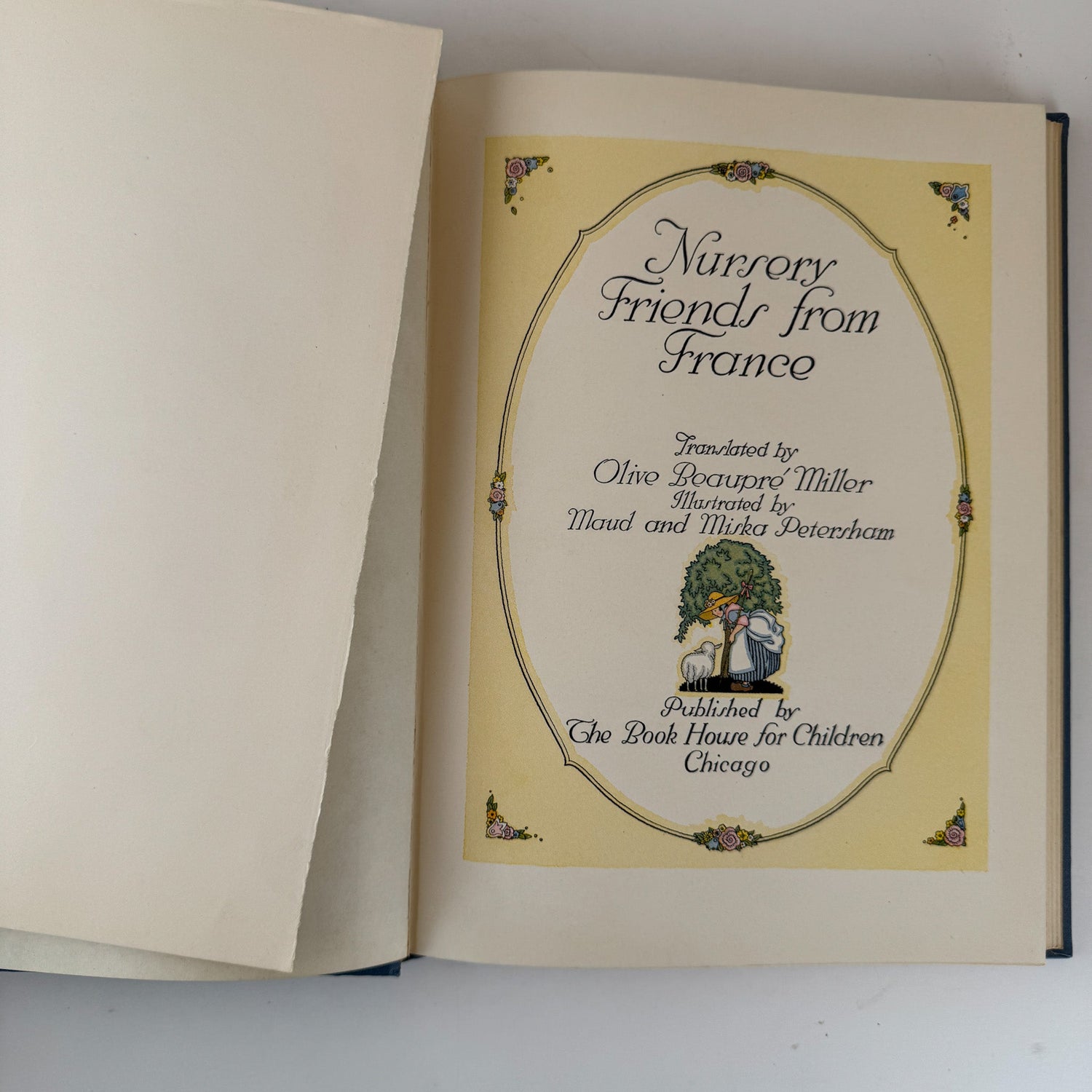 Nursery Friends From France, Olive Beaupré Miller, Maud & Miska Petersham, 1954, My Travelship Series - Pretty Old Books