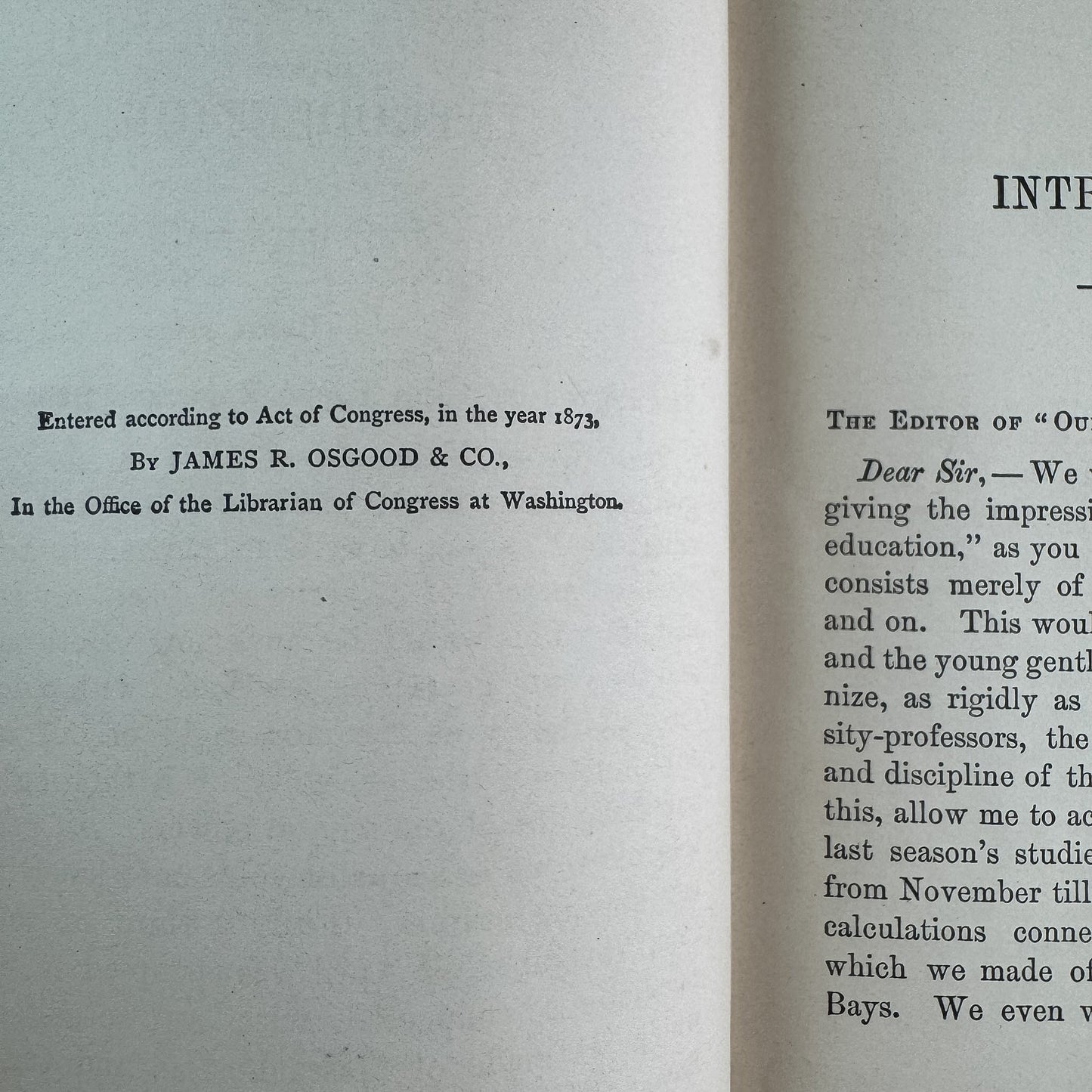 Off to the Geysers, C.A. Stephens, 1873 Young Adult Adventure - Pretty Old Books