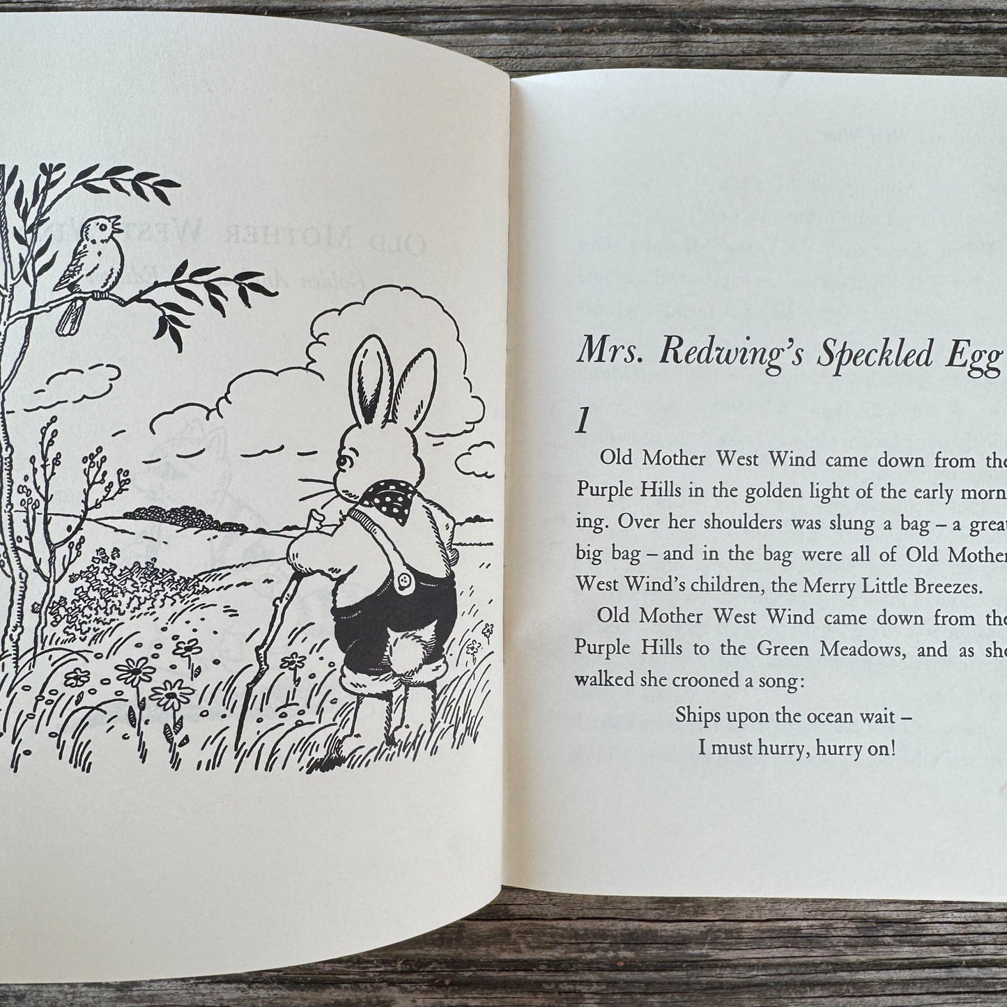Old Mother West Wind, Golden Anniversary Edition, Thornton W. Burgess, 1985 - Pretty Old Books