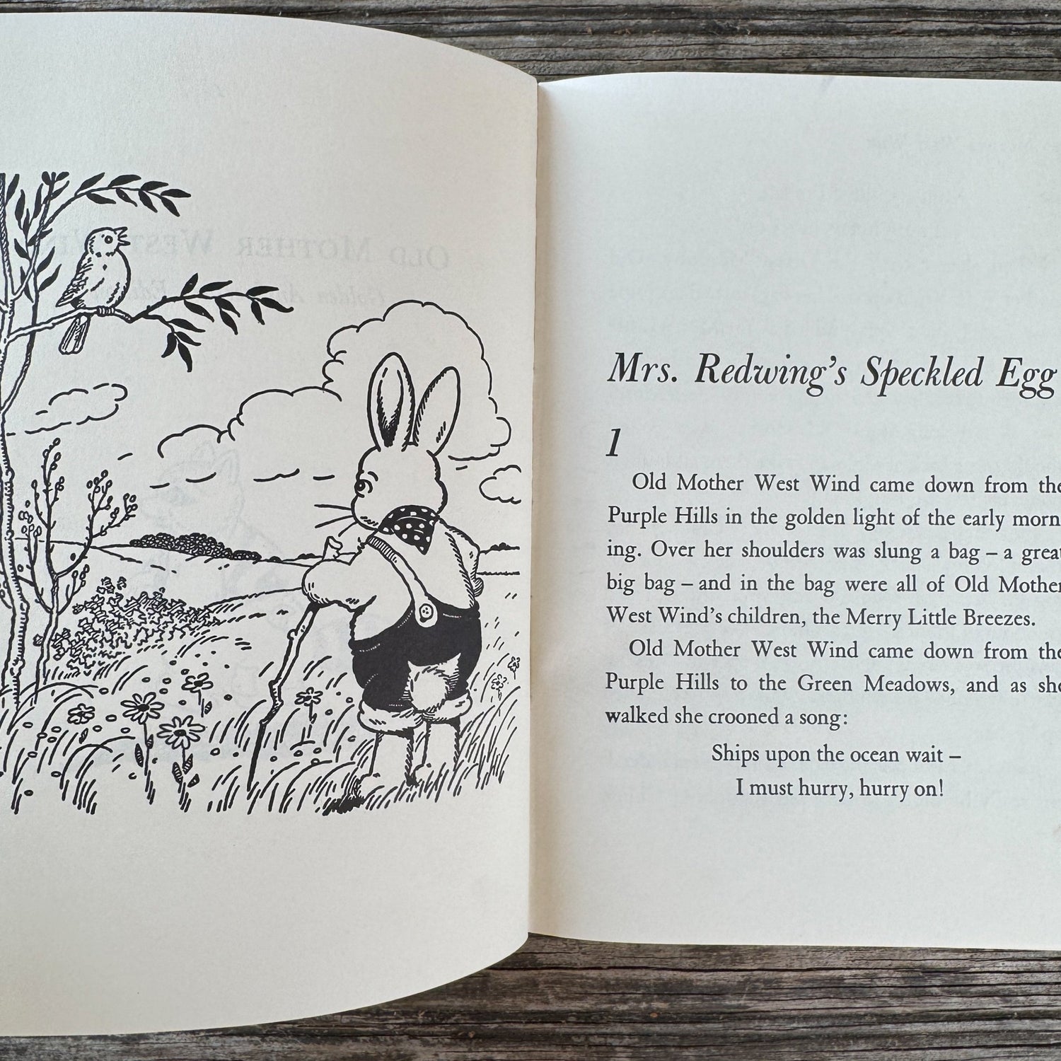 Old Mother West Wind, Golden Anniversary Edition, Thornton W. Burgess, 1985 - Pretty Old Books