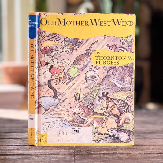 Old Mother West Wind, Golden Anniversary Edition, Thornton W. Burgess, 1985 - Pretty Old Books