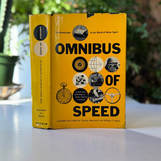 Omnibus of Speed: A Definitive Anthology of Motor Racing Literature, 1958 First Edition Hardcover - Pretty Old Books