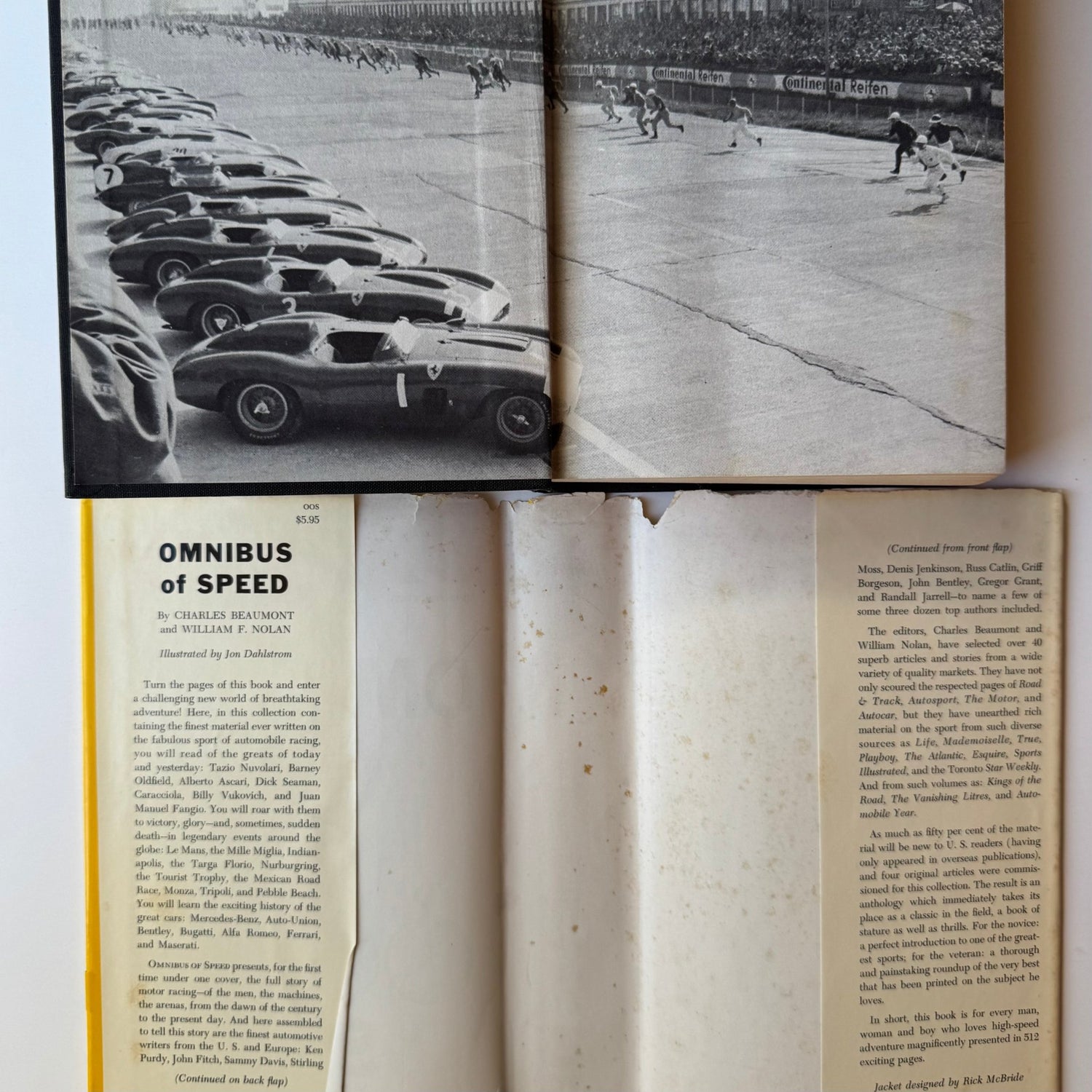 Omnibus of Speed: A Definitive Anthology of Motor Racing Literature, 1958 First Edition Hardcover - Pretty Old Books