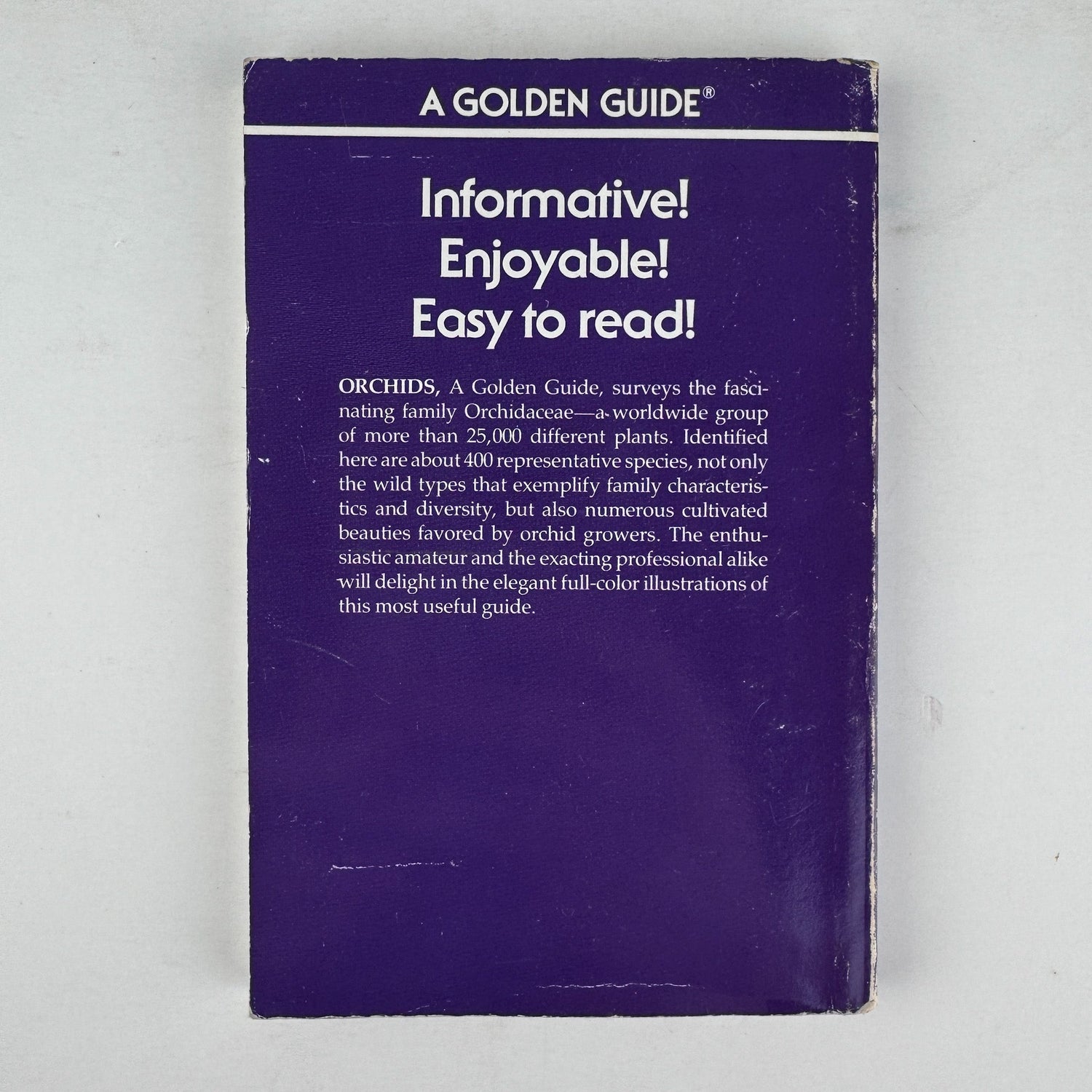 Orchids, A Golden Guide, 1989 Paperback Field Guide - Pretty Old Books