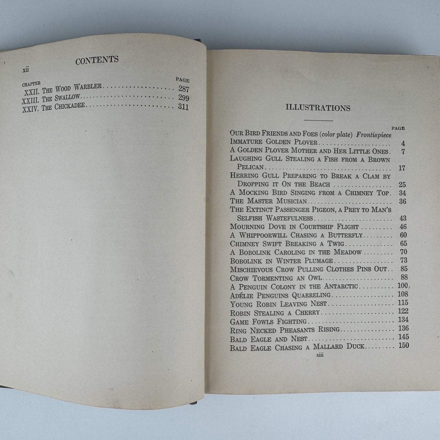 Our Bird Friend and Foes, 1925, Romance of Science Series - Pretty Old Books