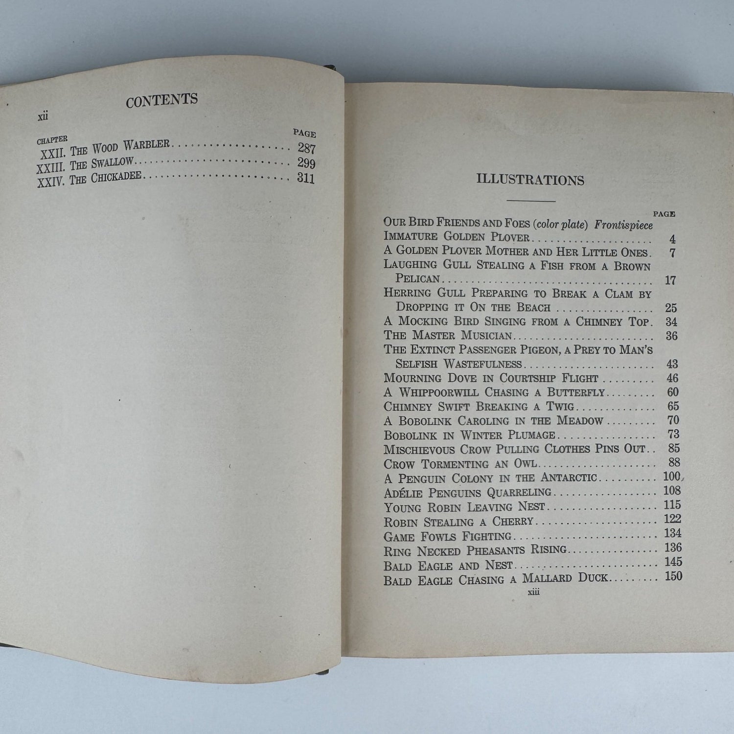 Our Bird Friend and Foes, 1925, Romance of Science Series - Pretty Old Books