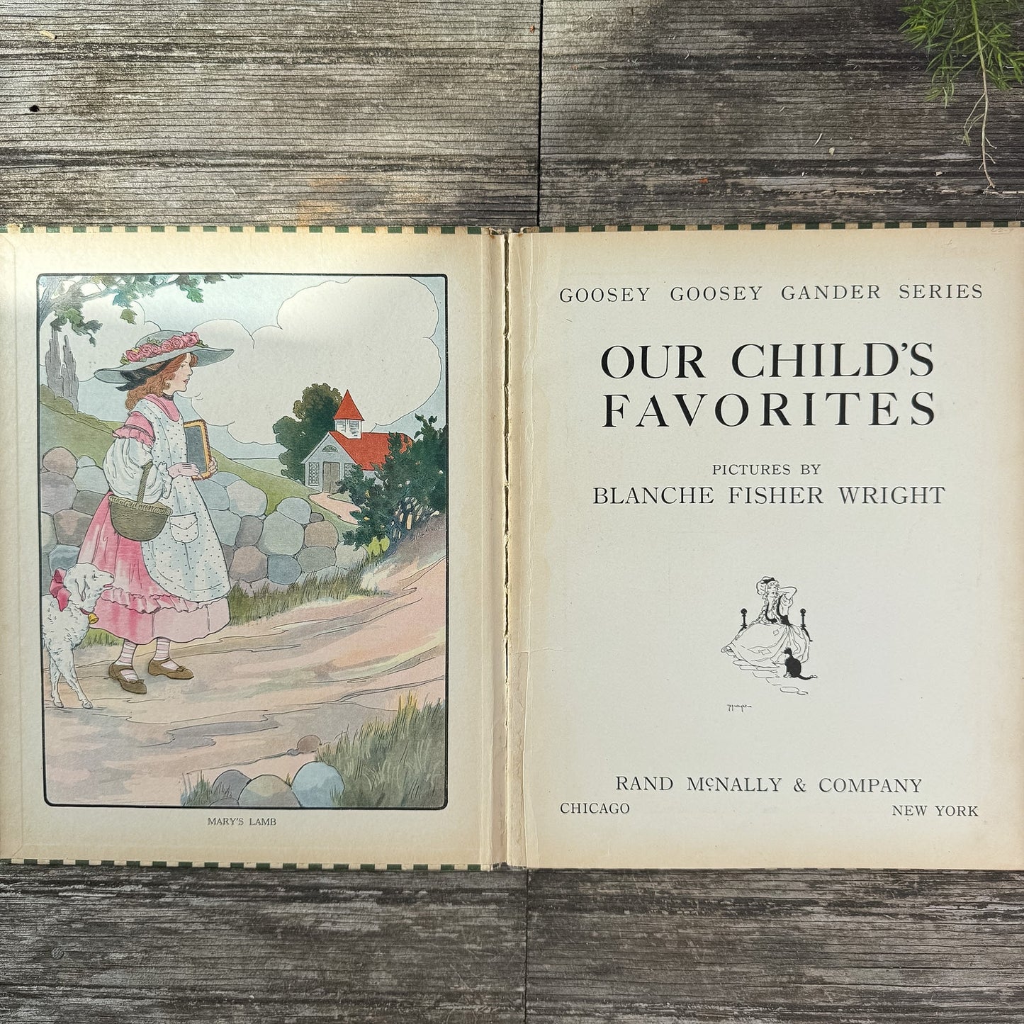 Our Child's Favorites, Blanche Fisher Wright, 1916 - Pretty Old Books