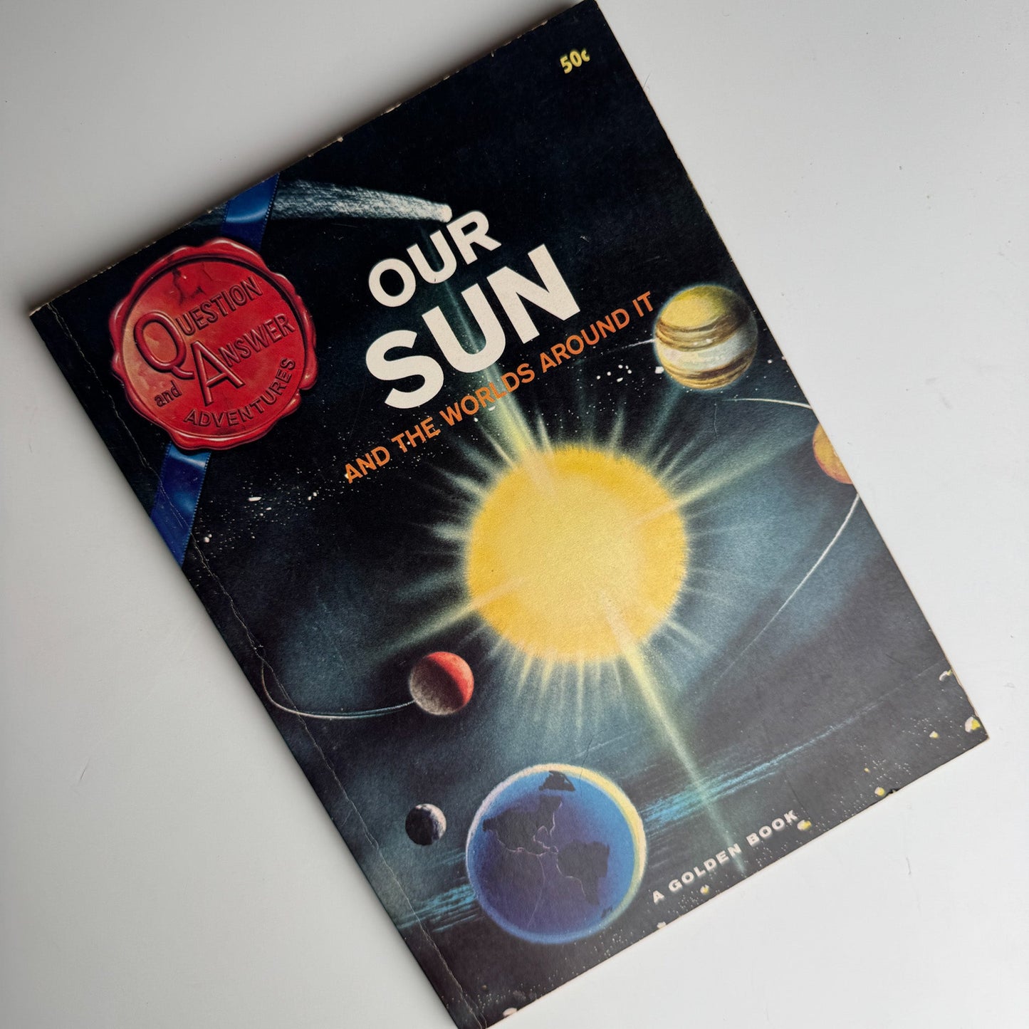 Our Sun and the Worlds Around It, A Golden Book, 1965 - Pretty Old Books