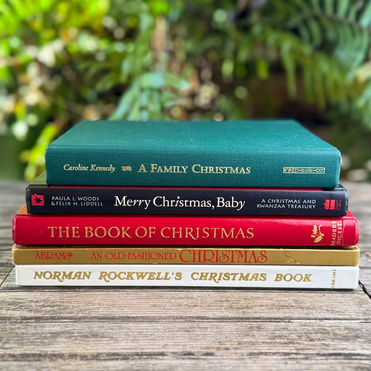 Oversized Vintage Christmas Book Bundle - Pretty Old Books