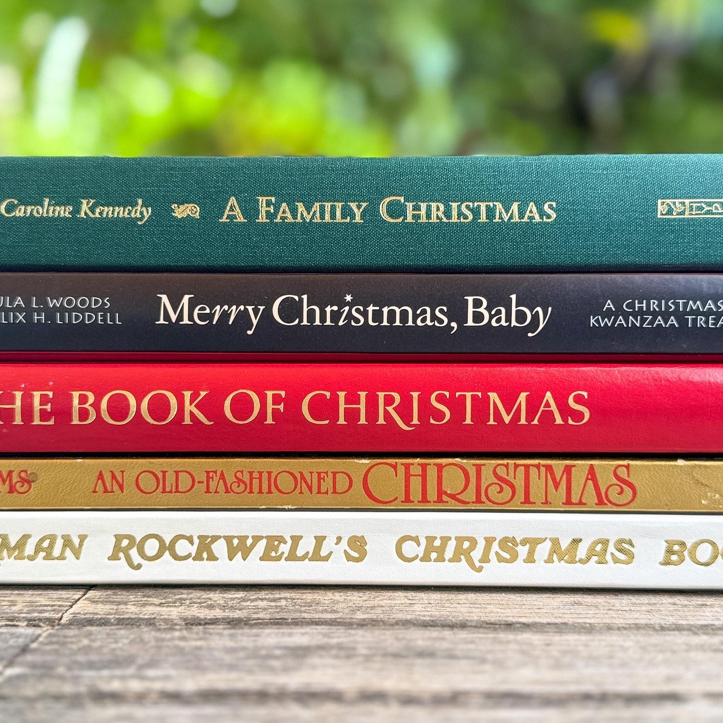 Oversized Vintage Christmas Book Bundle - Pretty Old Books