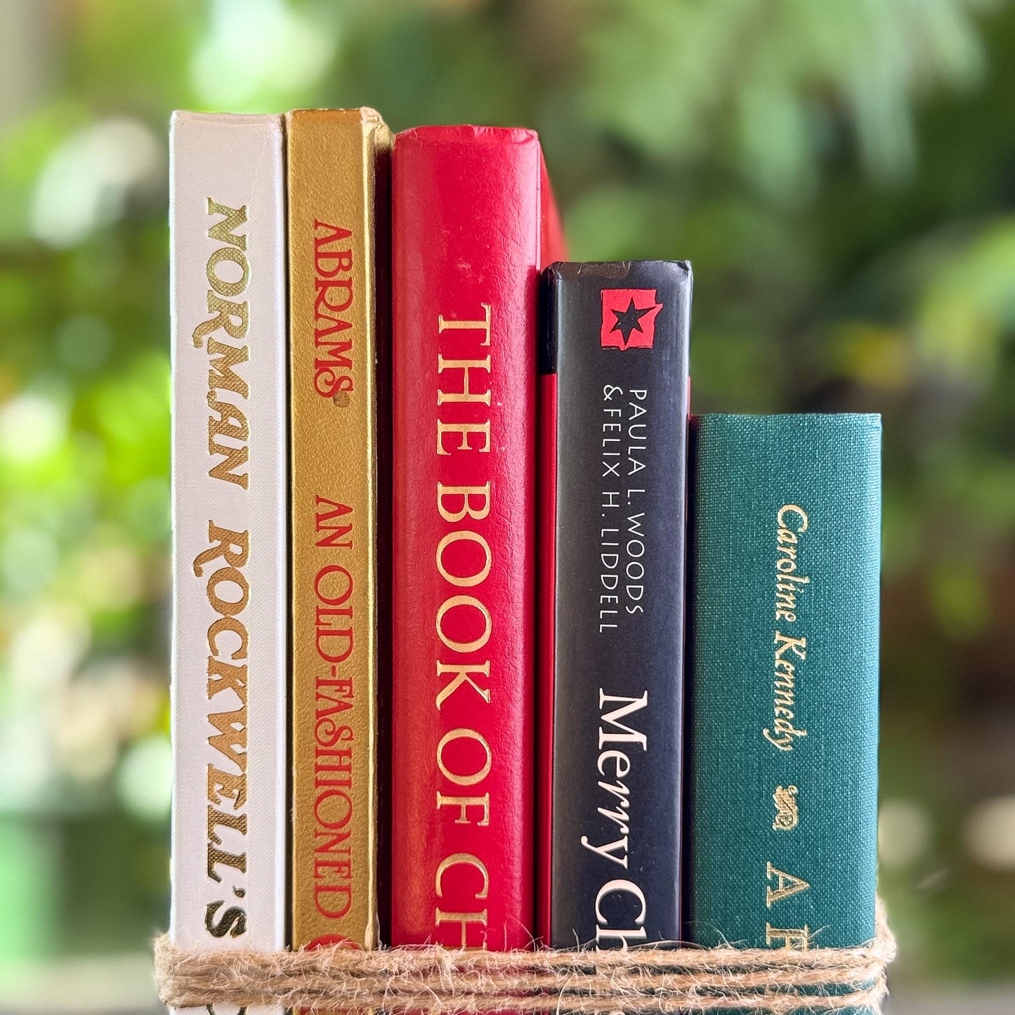 Oversized Vintage Christmas Book Bundle - Pretty Old Books