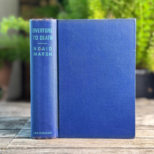 Overture to Death, Ngaio Marsh, 1939, First Printing Mystery - Pretty Old Books