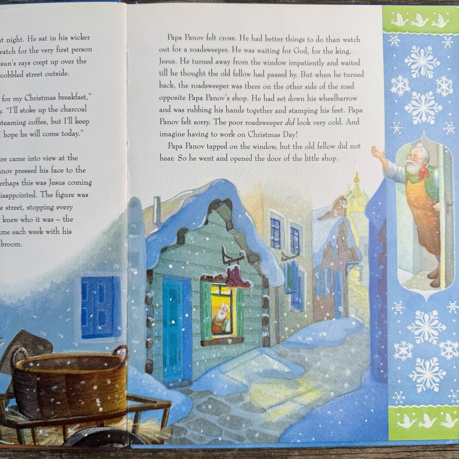 Papa Panov's Special Day, 2002, A Classic Folk Tale Adapted by Leo Tolstoy - Pretty Old Books