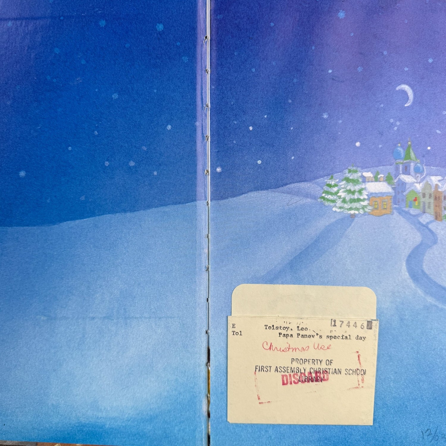 Papa Panov's Special Day, 2002, A Classic Folk Tale Adapted by Leo Tolstoy - Pretty Old Books