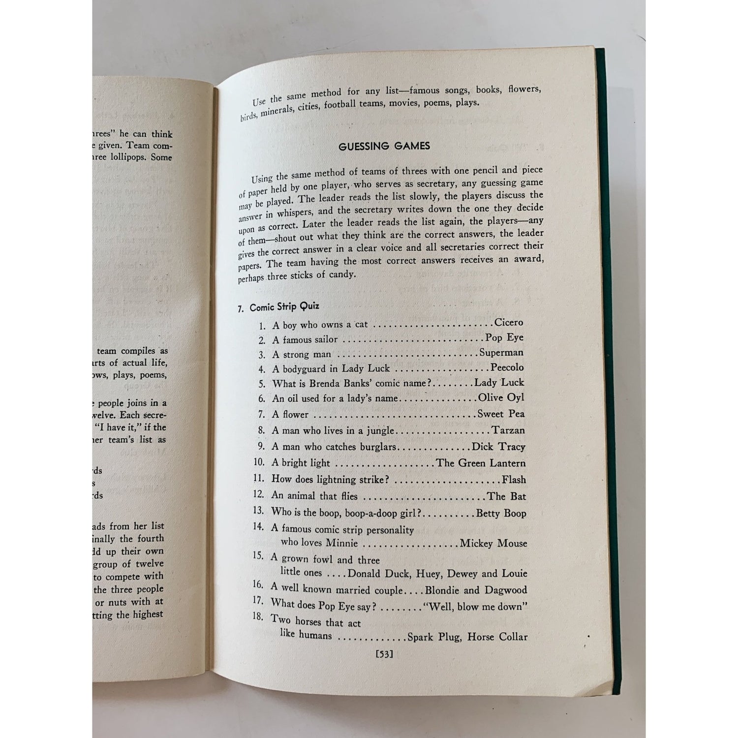Parties Plus: Fun For Threesomes, 1945 National Recreation Association - Pretty Old Books