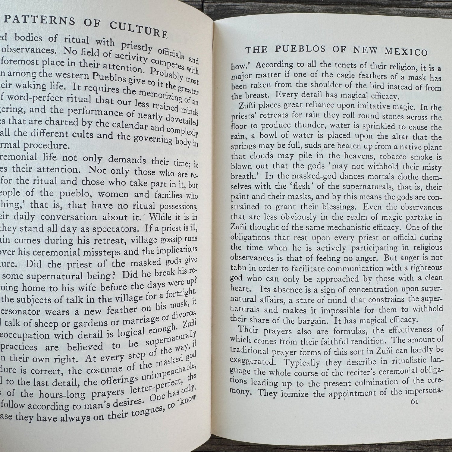 Patterns of Culture – Ruth Benedict – 1934 - Pretty Old Books